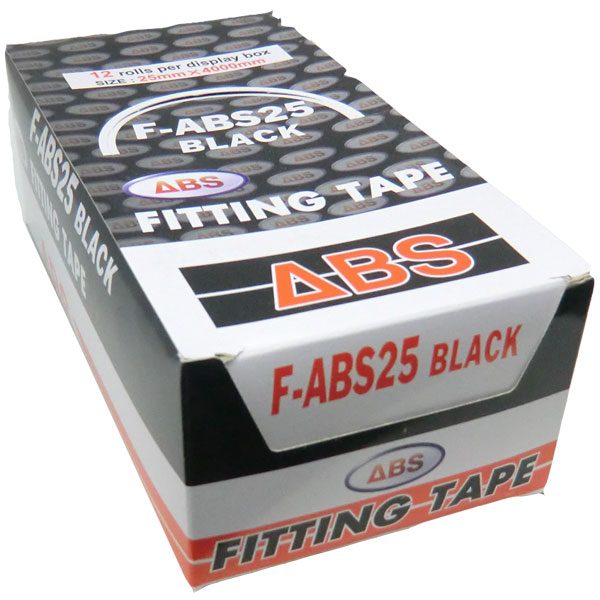 【箱売】フィッテングテープ F-ABS25(ブラック）