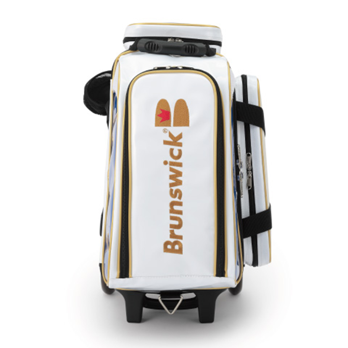 チーム サンブリッジ プレミアム ダブルローラーバッグ2025(ホワイト/ブルー) - ウインドウを閉じる