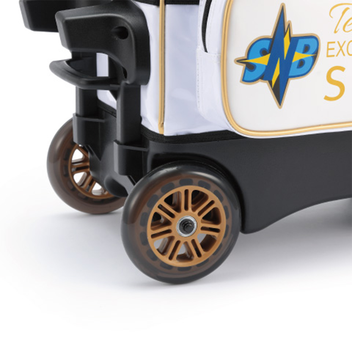 チーム サンブリッジ プレミアム ダブルローラーバッグ2025(ホワイト/ブルー) - ウインドウを閉じる