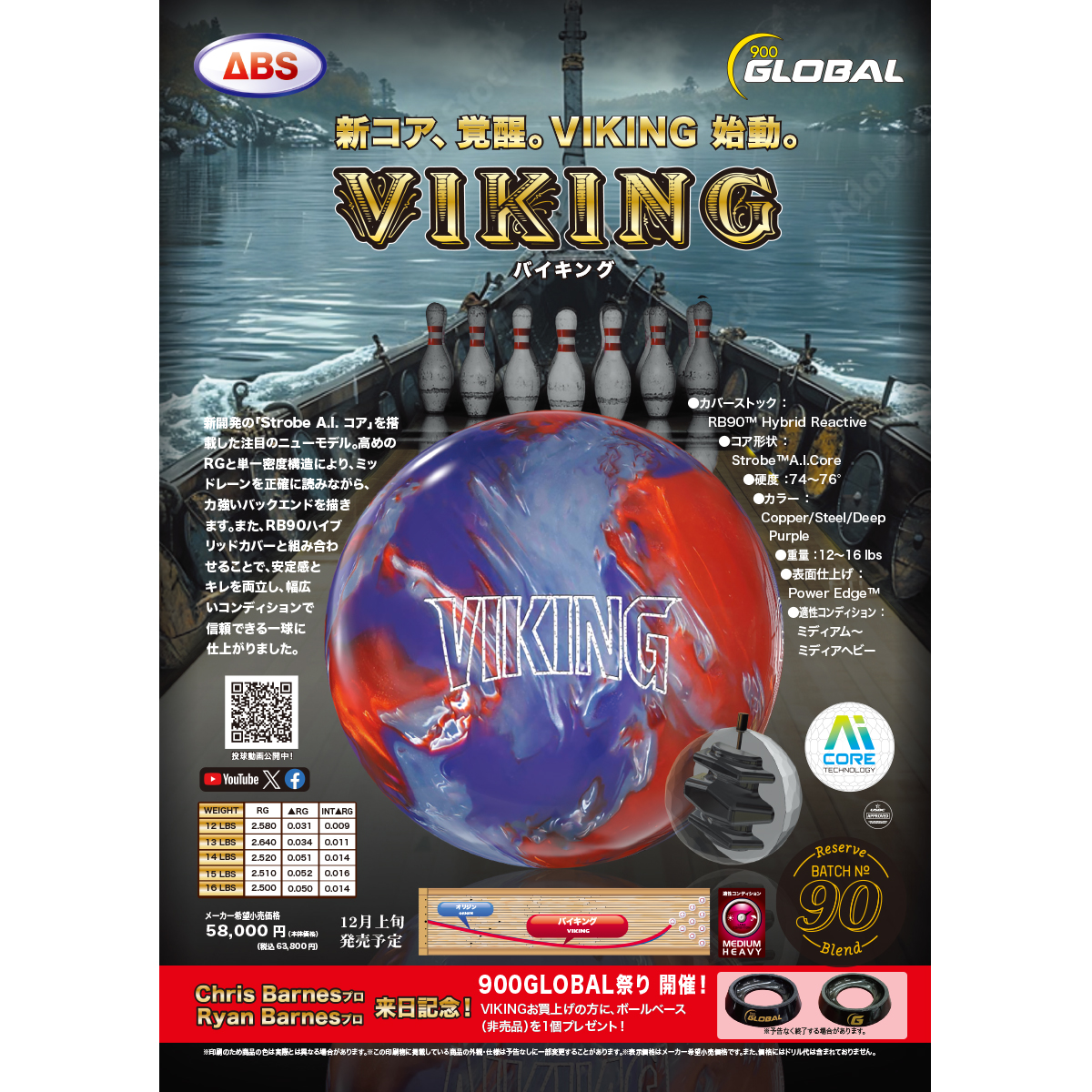 (900グローバル)バイキング(予約受付中)