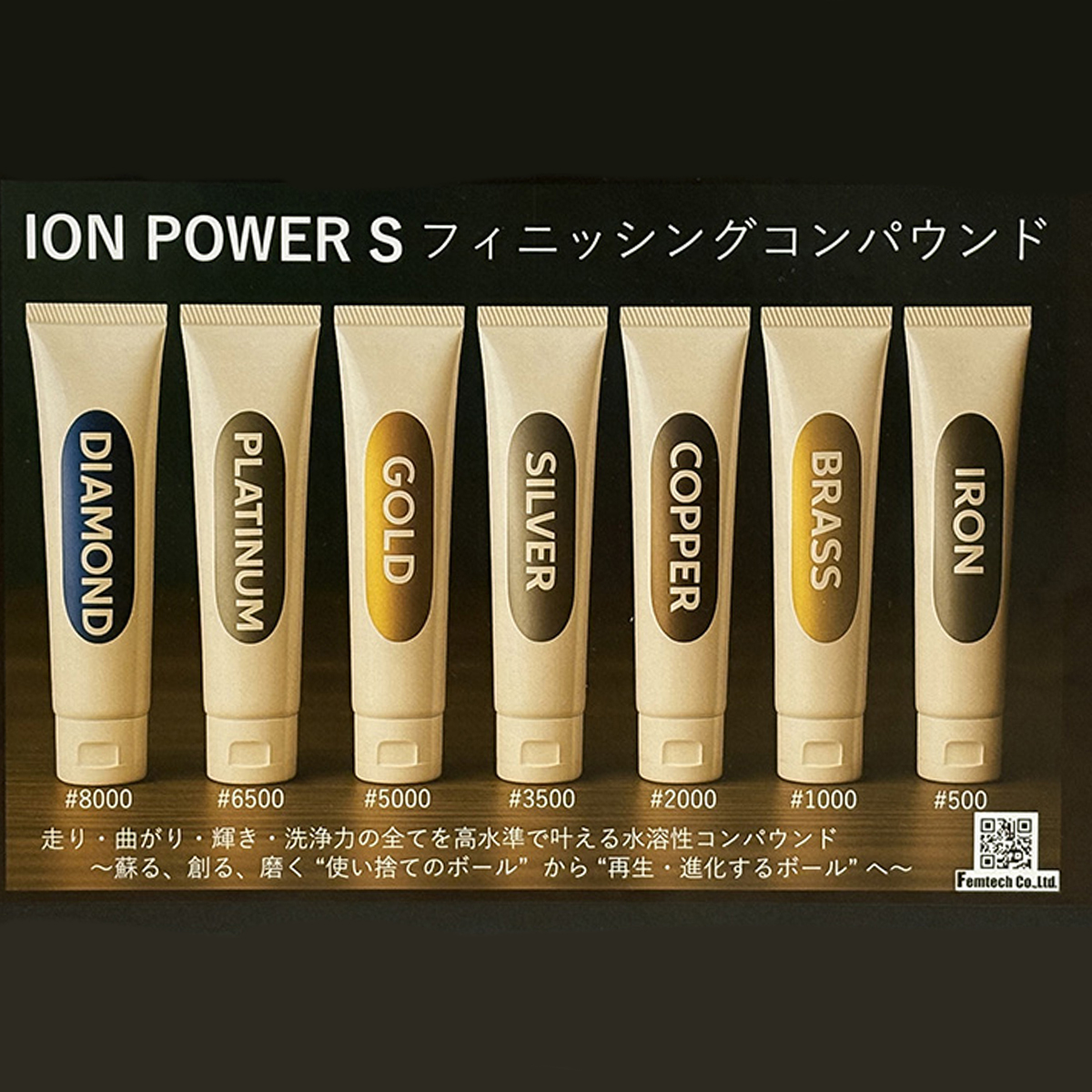 ION POWER S Finishing Compound（Tube type）7本セット