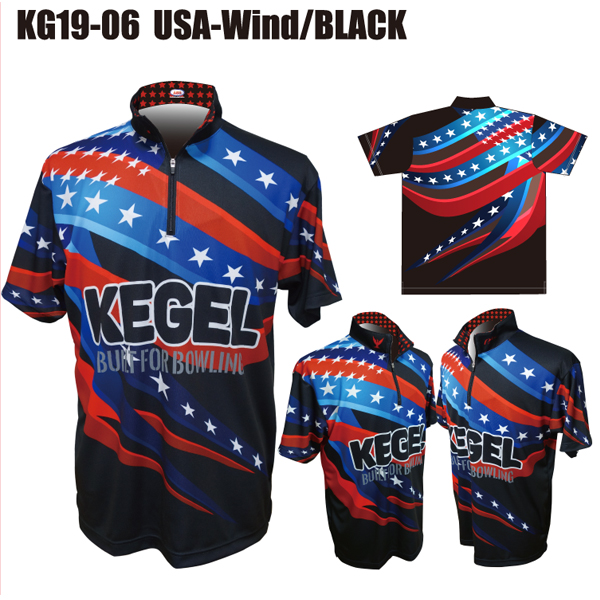 KEGEL KG19-06(USA-Wind/BLACK)(昇華プリント)(受注生産) KEGEL KG19-06(USA-Wind/BLACK)(昇華プリント)(受注生産)