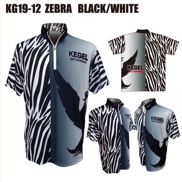 KEGEL KG19-12(ZEBRA BLACK/WHITE)(昇華プリント)(受注生産) KEGEL KG19-12(ZEBRA BLACK/WHITE)(昇華プリント)(受注生産)