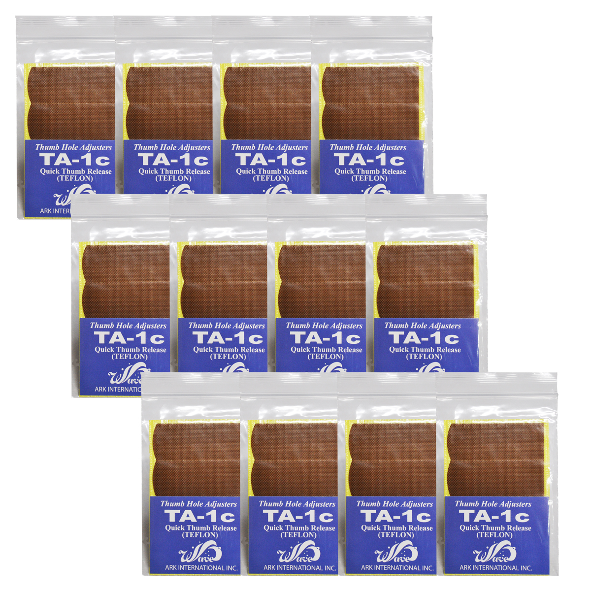 【12袋セット】TA-1c(3/4インチ)［茶・つるつる］