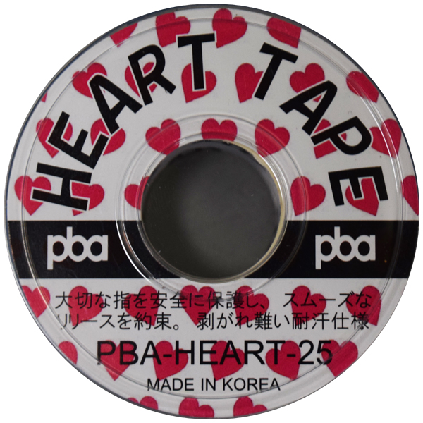 PBA ハートテープ25(25mm、耐汗仕様)