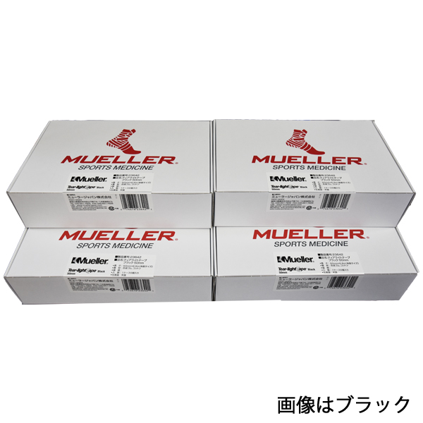 【4箱X6個入】MUELLERティアライトテープ・ブラック