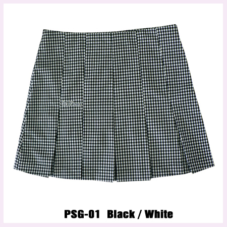 HELL BENT プリーツスカート PSG-01(ブラック/ホワイト)