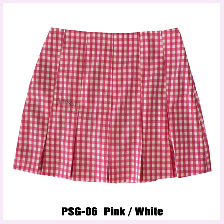 HELL BENT プリーツスカート PSG-06（ピンク/ホワイト）