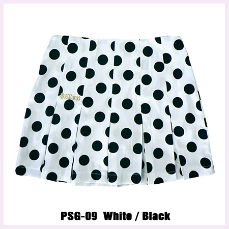 HELL BENT プリーツスカート PSG-09(ホワイト/ブラック)
