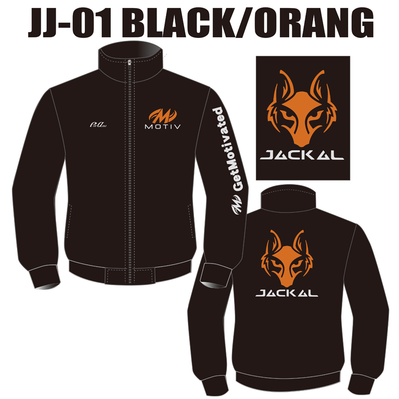 ジャッカル・ジャケット(JJ-01、BLACK/ORANGE)