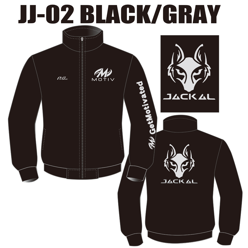 ジャッカル・ジャケット(JJ-02、BLACK/GRAY)