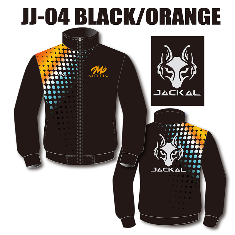ジャッカル・ジャケット(JJ-04、BLACK/ORANGE)