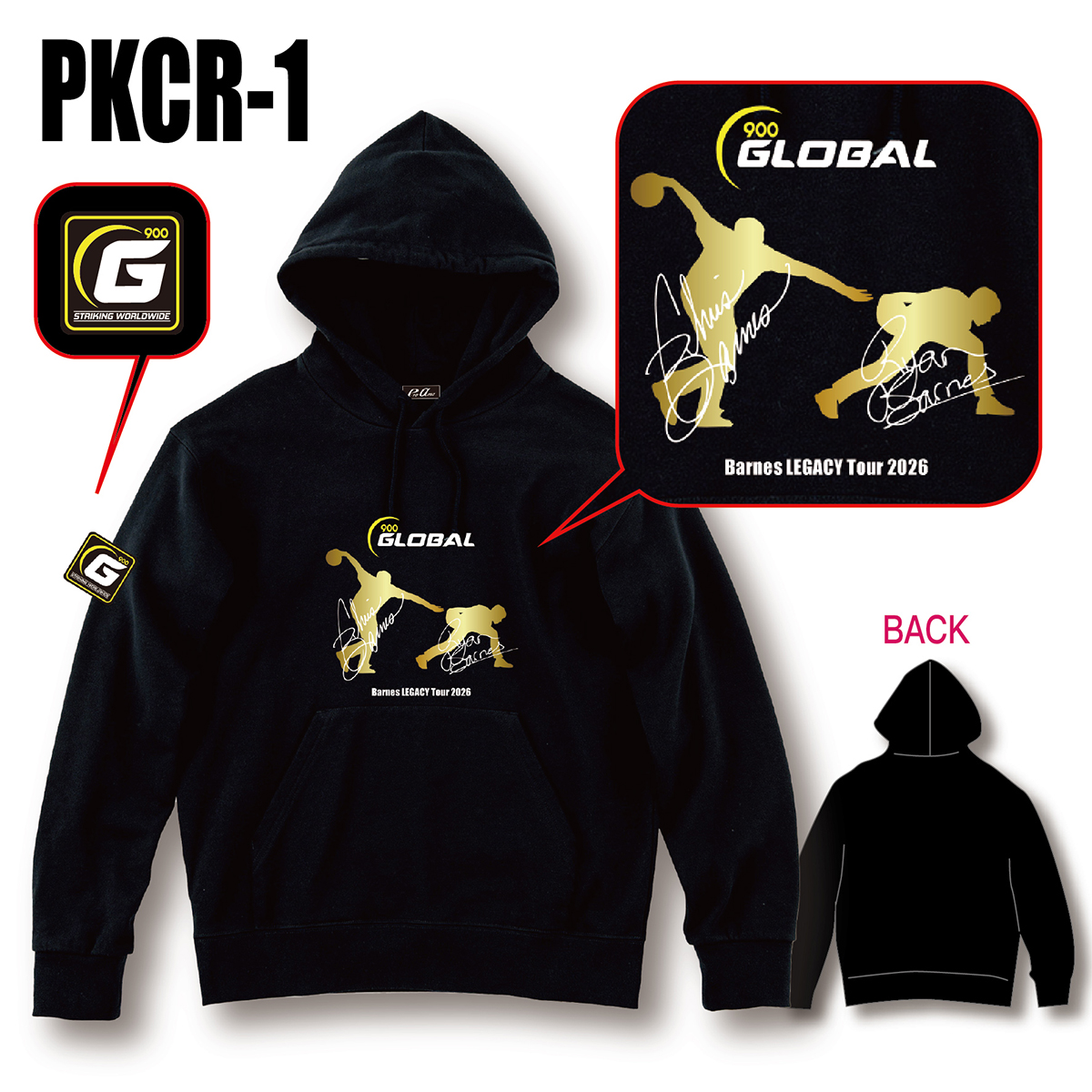 PARKA PKCR-1black(BARNES LEGACY TOUR 2026)(受注生産)