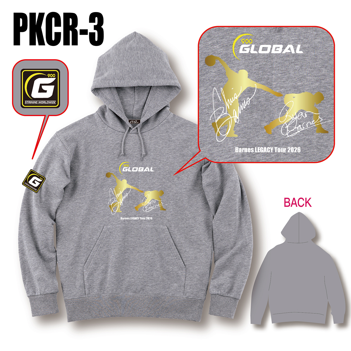 PARKA PKCR-3gray(BARNES LEGACY TOUR 2026)(受注生産)